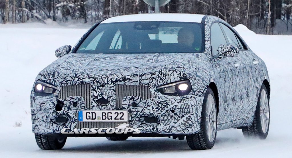 2020 Mercedes CLA Prototype Already Showing AMG GT Concept Lines