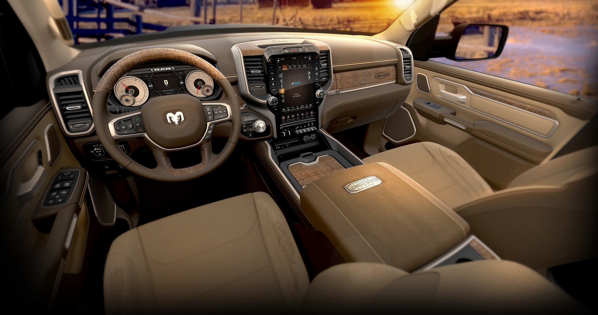 2019 Ram 1500 Laramie Longhorn – Mountain Brown Interior 2019 Ram 1500 Laramie Longhorn Wants To Be The S-Class Of Pickups
