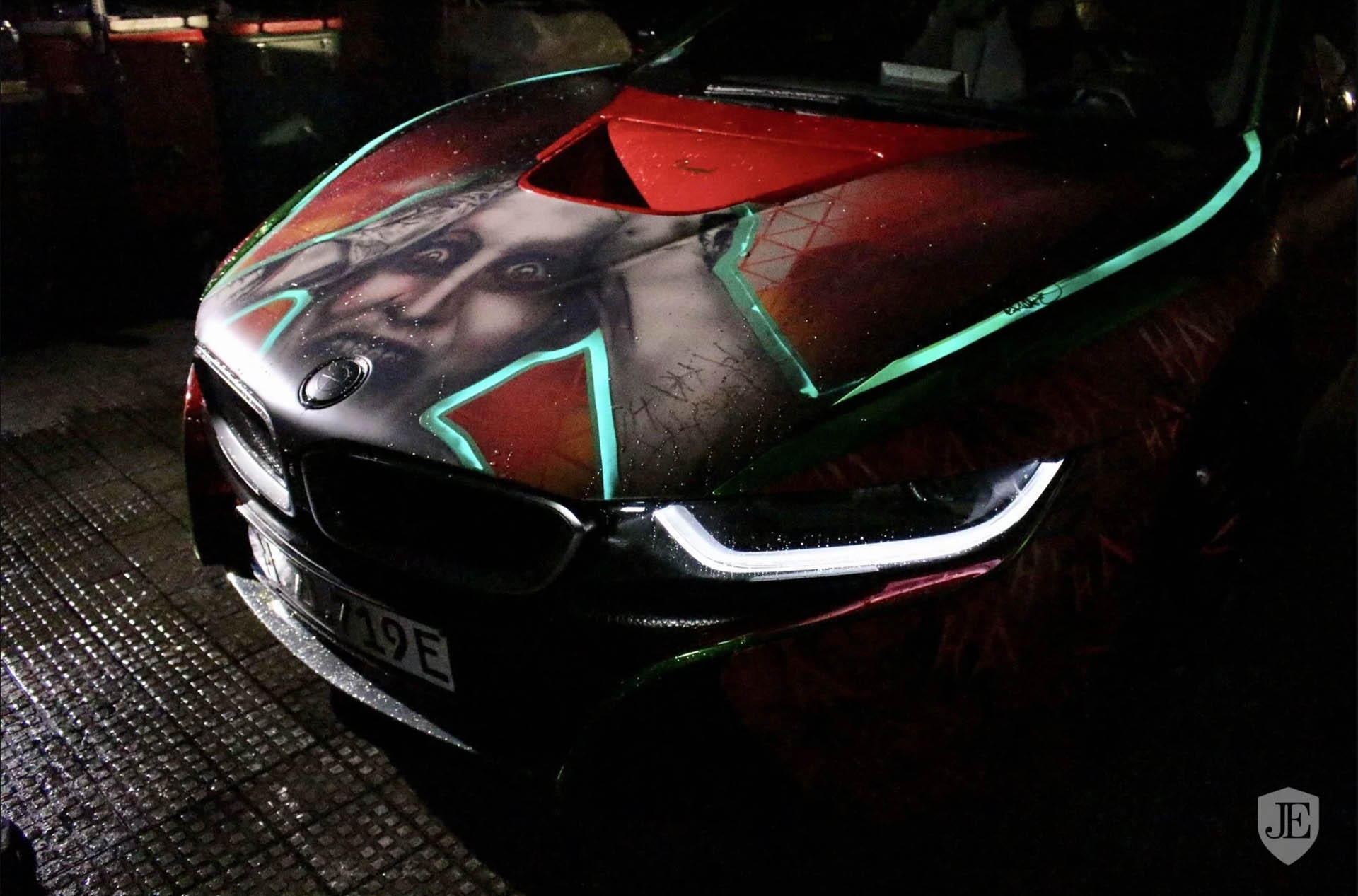 bmw-i8-joker-07 Joker-Themed BMW i8 Is Up For Sale And Its Price Is No Laughing Matter
