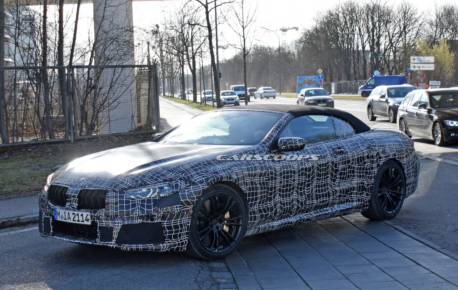 bmw-m8-convertible-lighter-camo-15 2019 BMW M8 Convertible Will Blow Your Top Off With More Than 600 Horses