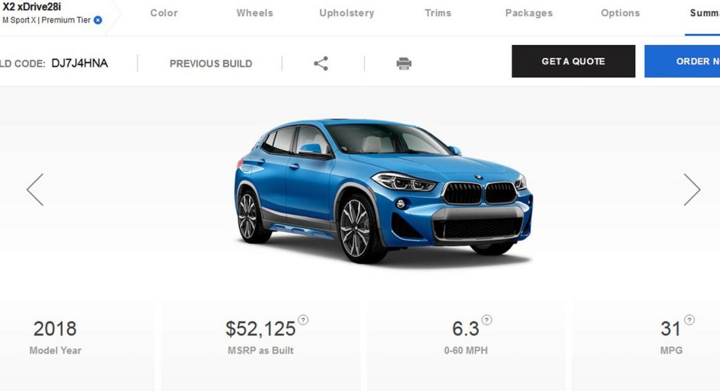  Configure Your Ideal BMW X2 And Show It To Us