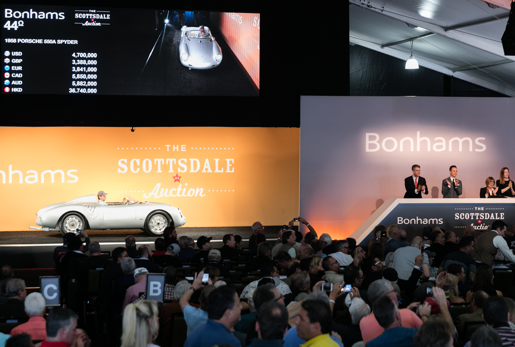 bonhams-scottsdale This Classic Porsche Spyder Just Sold For A Record $5 Million At Auction