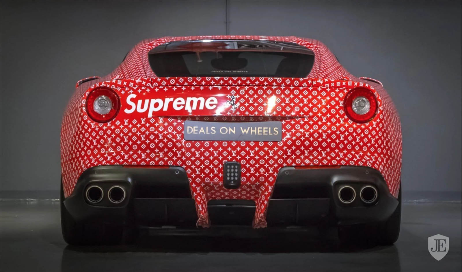 15-Year-Old Wraps Ferrari in Supreme and Louis Vuitton