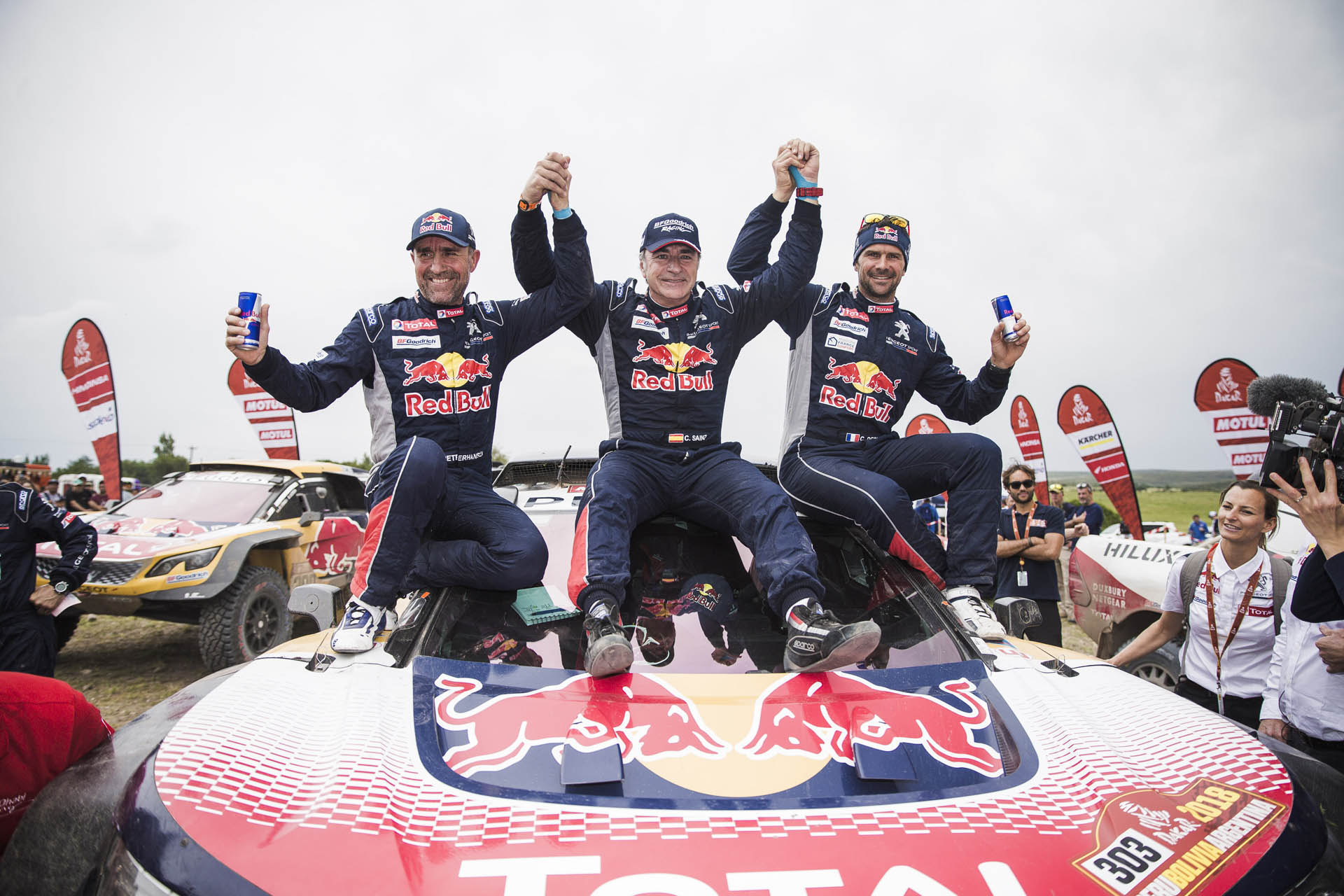 Peterhansel sainz and Despres Peugeot Takes Its Third (And Final) Consecutive Dakar Win