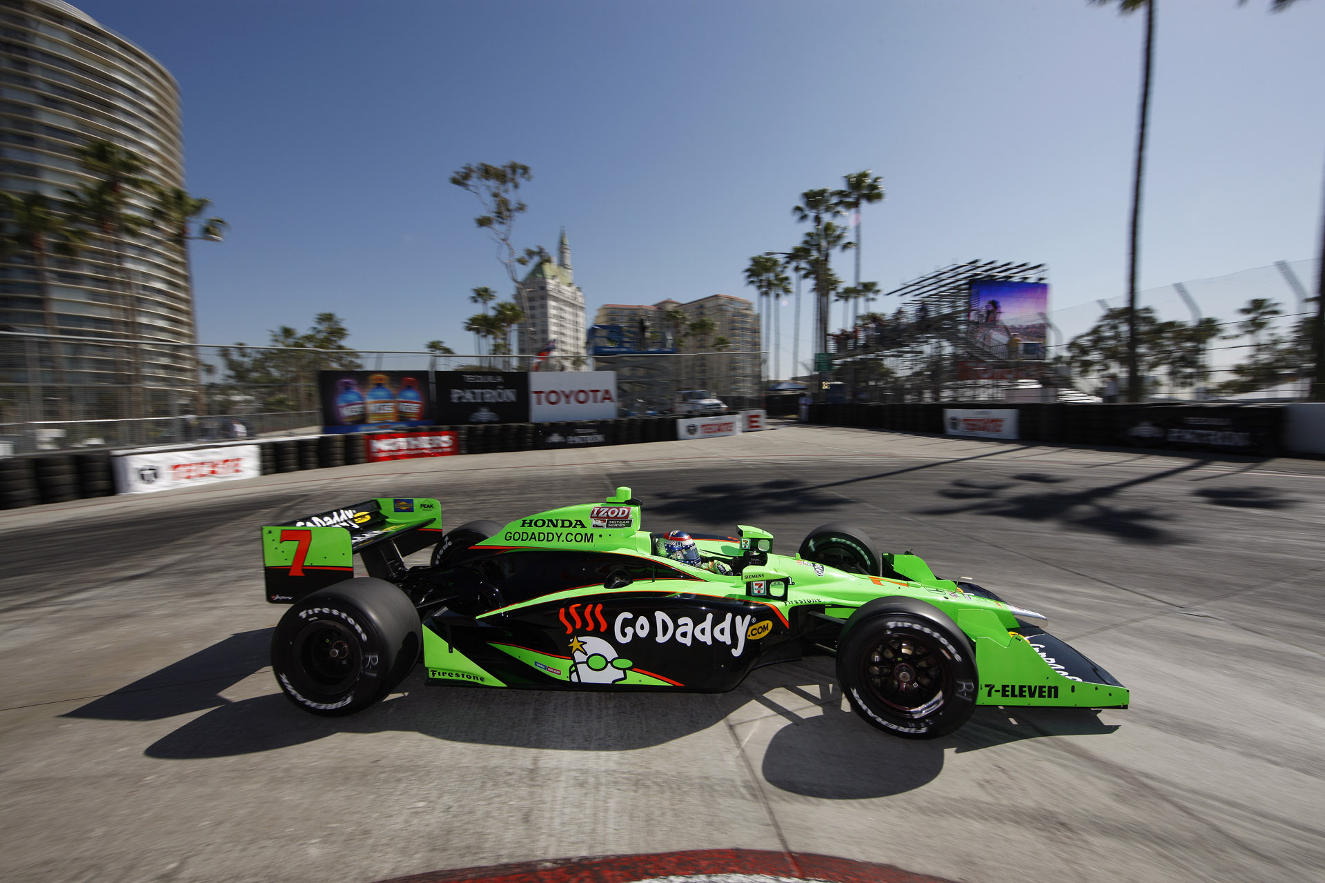 2011 IndyCar Long Beach Danica Teams Back Up With GoDaddy For Final Indy & Daytona 500
