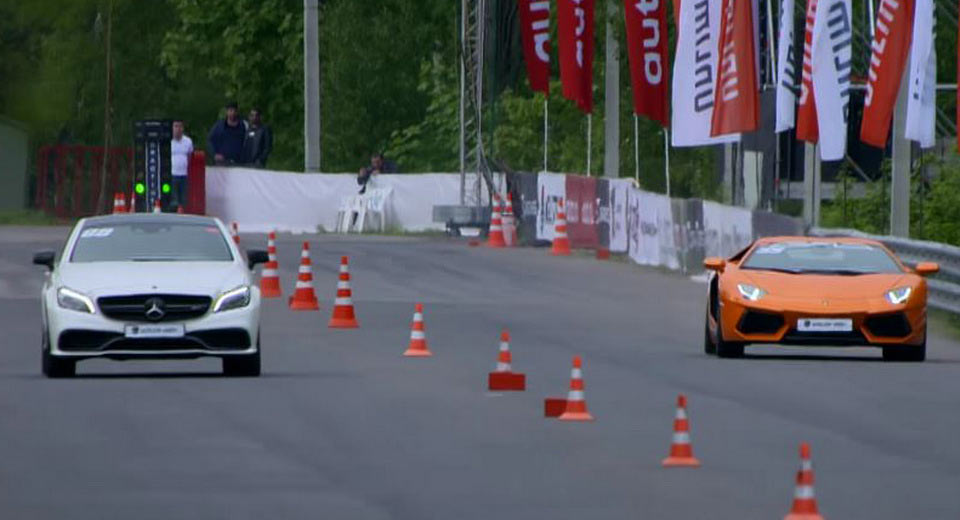  GAD Motors’ 1200HP Aventador Takes On Pair Of 700HP+ Mercs