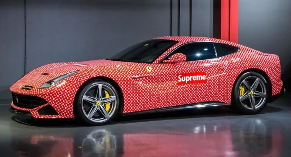 That Sneaker Kid is Selling His Louis Vuitton-Wrapped Ferrari F12