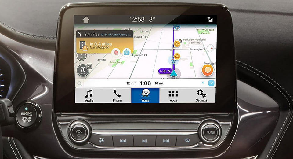  Ford And Waze Team Up, Announce Traffic And Nav App At CES