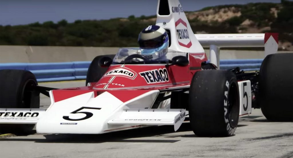  Ride Around Laguna Seca With Mika Häkkinen In 1974 McLaren M23