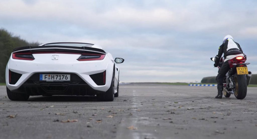  Can The Acura NSX Hold Its Ground Against The CBR1000 RR?