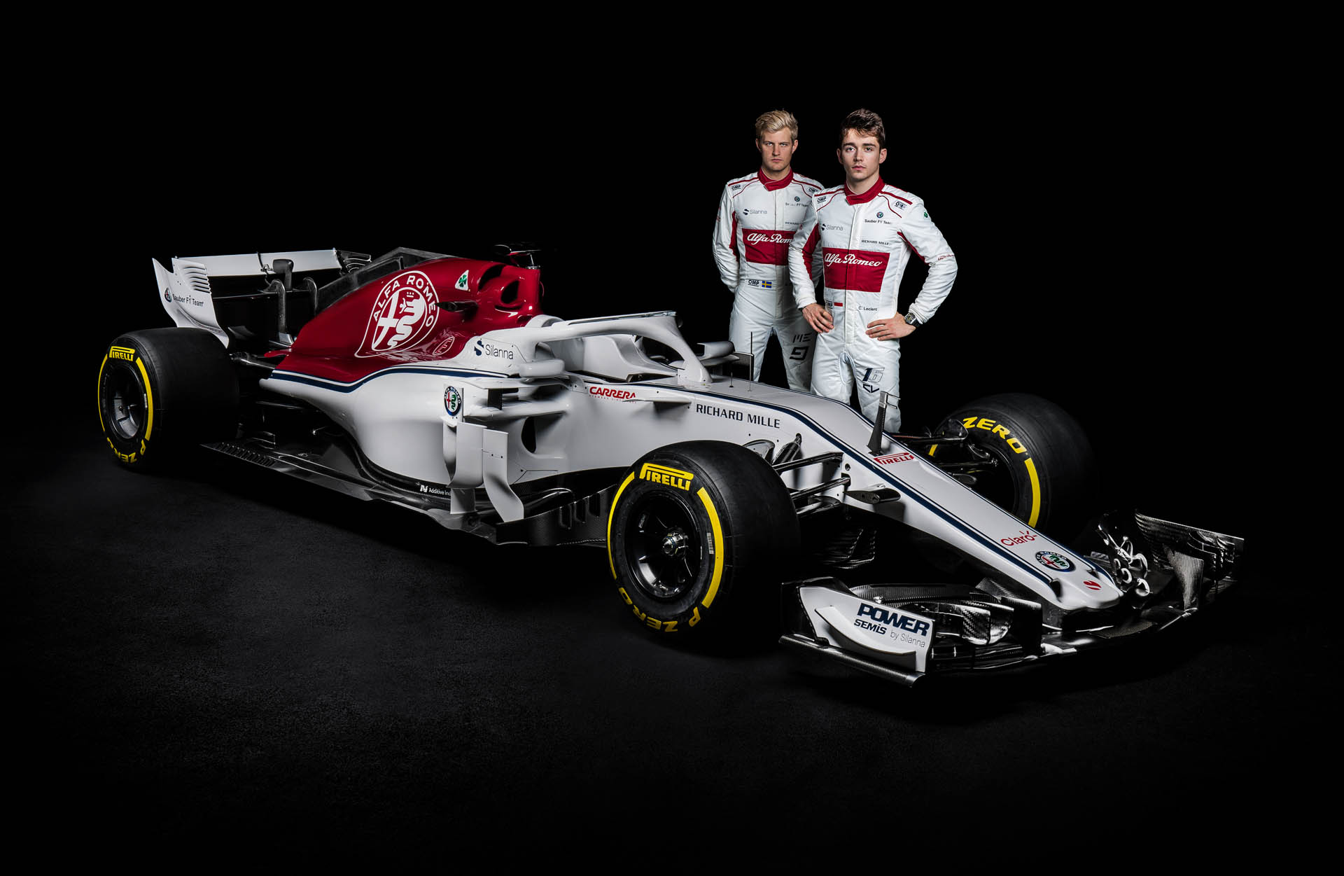 180220_Alfa_Romeo_Hero_Drivers_front_3_4 copy Alfa Romeo Sauber Reveals New C37 For F1 2018
