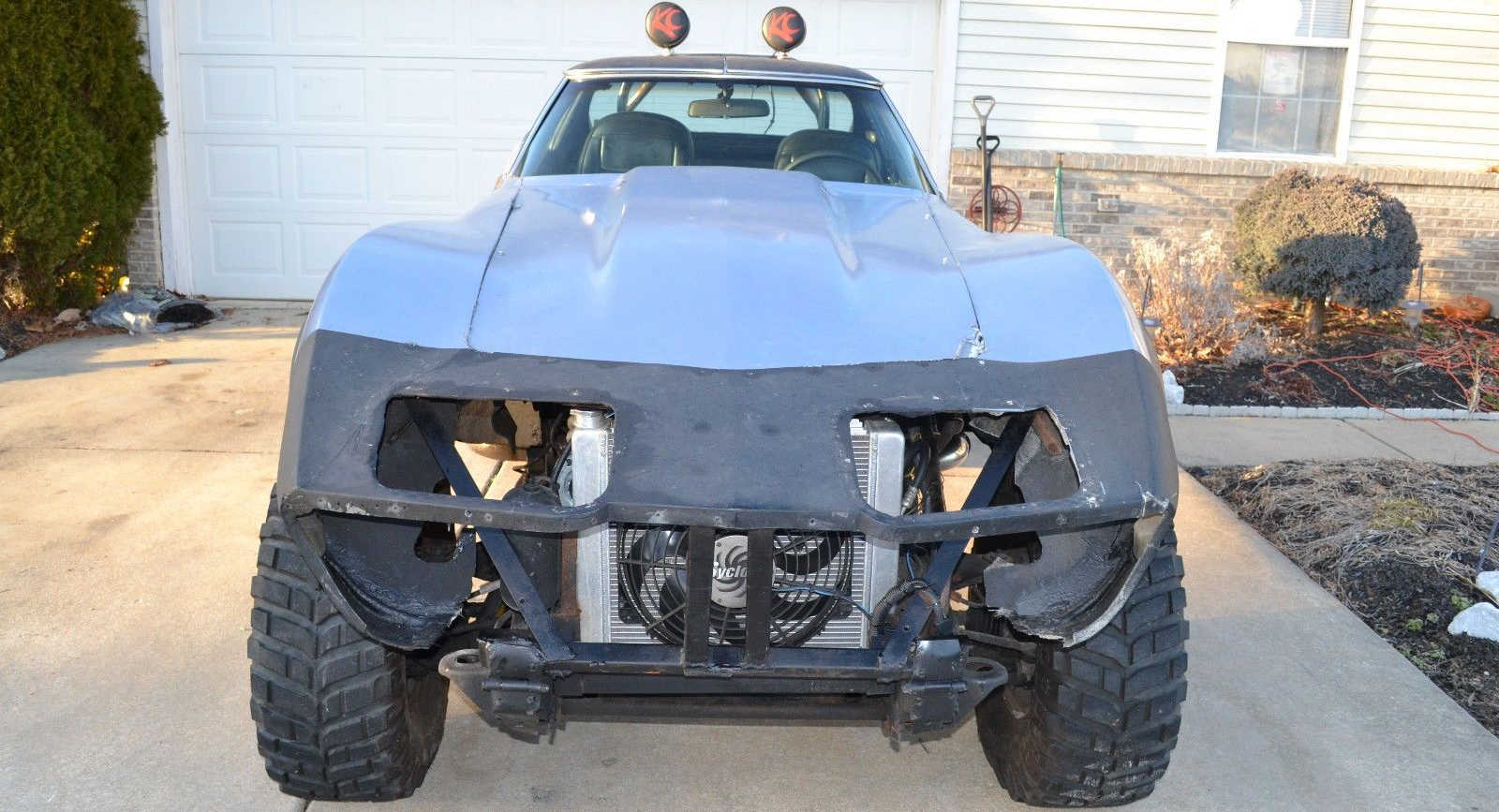 1976 Chevrolet Corvette Lifted 1976 Chevrolet Corvette With A Pickup Bed Is The Best Doomsday Vehicle