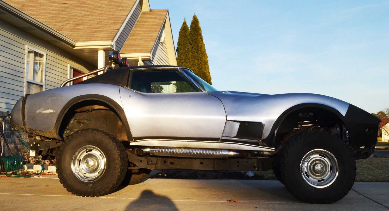 1976 Chevrolet Corvette Lifted 1976 Chevrolet Corvette With A Pickup Bed Is The Best Doomsday Vehicle