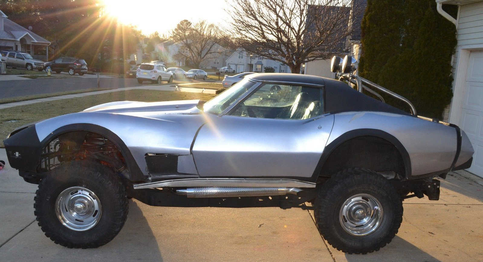 1976 Chevrolet Corvette Lifted 1976 Chevrolet Corvette With A Pickup Bed Is The Best Doomsday Vehicle