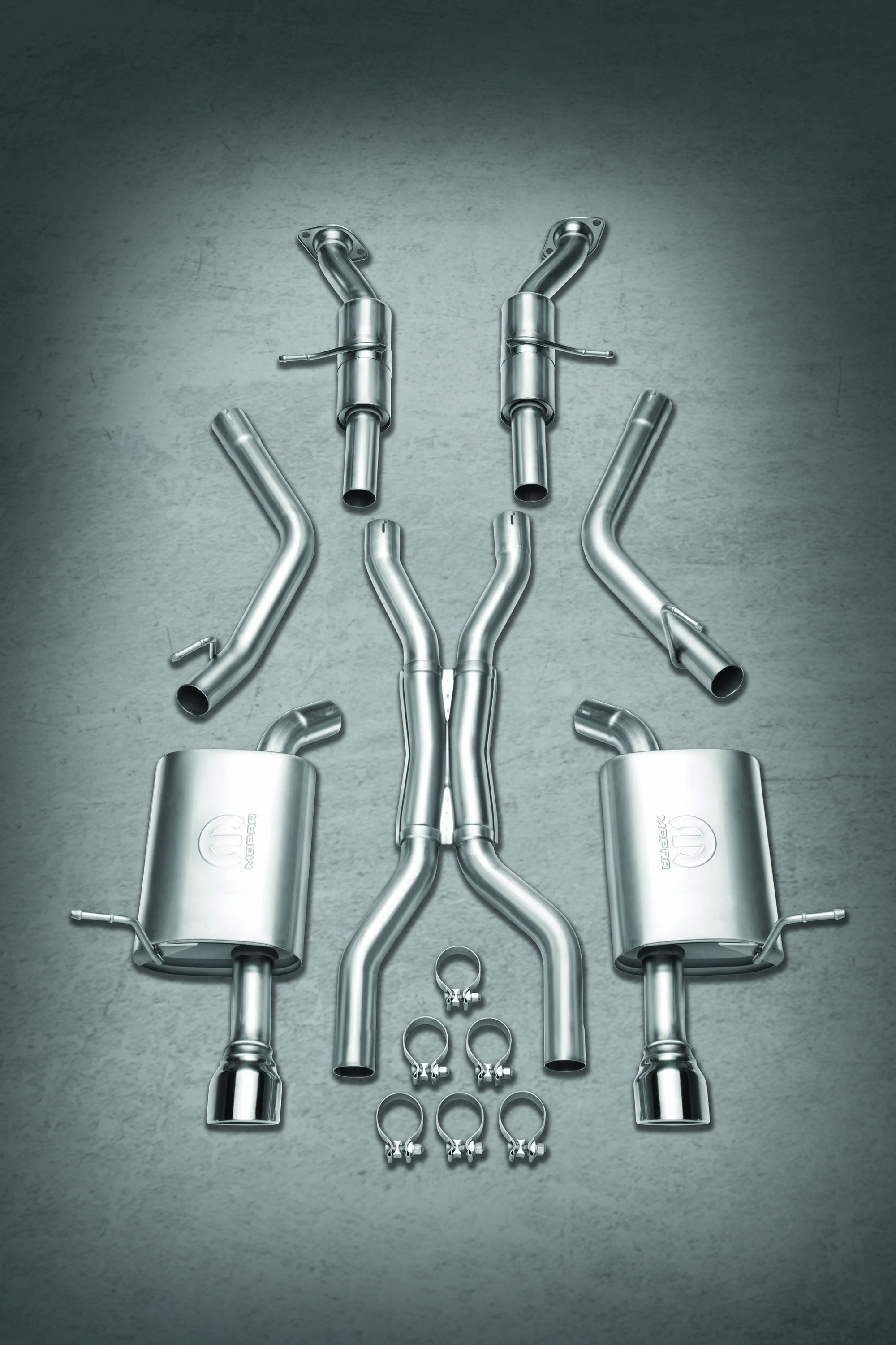 Mopar performance exhaust system for Dodge Durango R/T and SRT m Mopar Has Its Way With The 2018 Dodge Durango