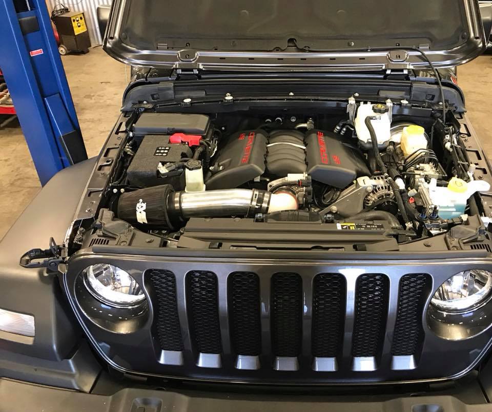 2018-Jeep-Wrangler-V8-LS3-5 Tuner Stuffs 450HP LS3 V8 Into 2018 Jeep Wrangler