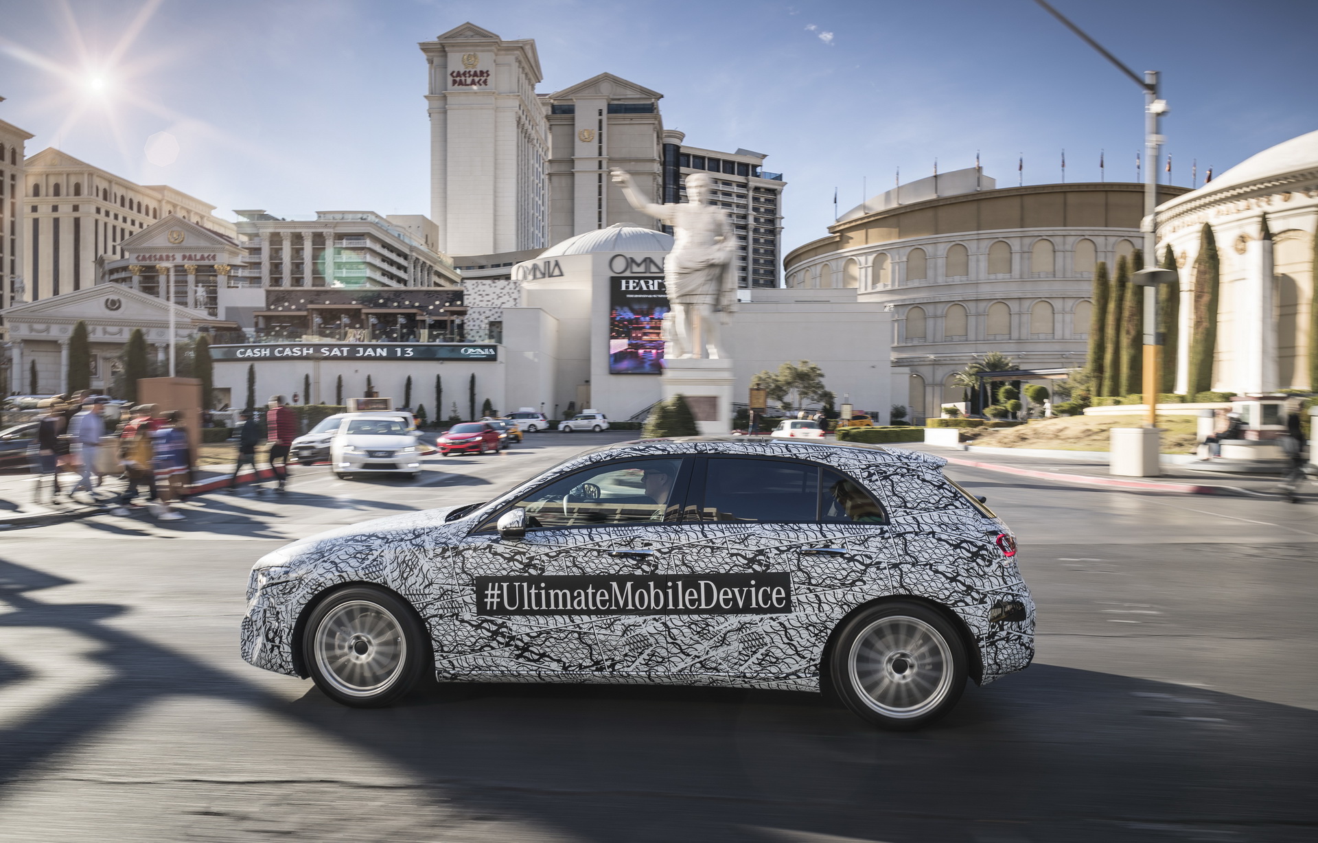 Mercedes-Benz auf der Consumer Electronics Show (CES, 2018) in Las Vegas Watch 2018 Mercedes A-Class World Premiere Live Here At 1:00PM EST