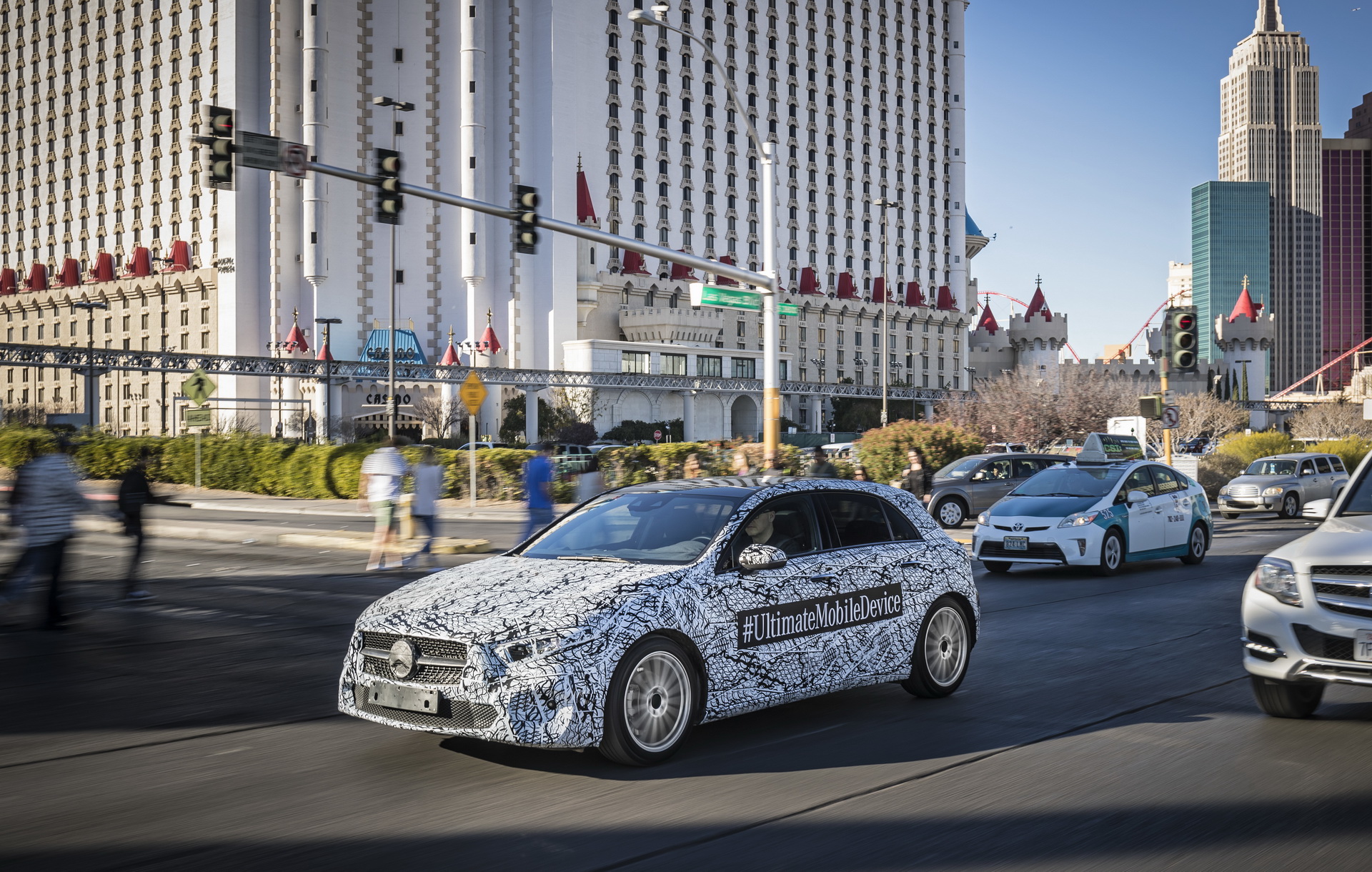 Mercedes-Benz auf der Consumer Electronics Show (CES, 2018) in Las Vegas Watch 2018 Mercedes A-Class World Premiere Live Here At 1:00PM EST