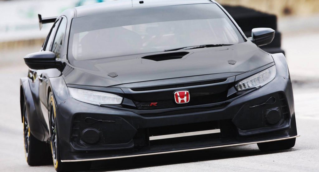  New Widebody Honda Civic Type R For 2018 BTCC Is A True Boy Racer