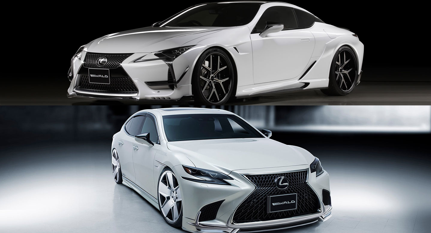 Wald Japanese Things Lexus Lc 500 Coupe And Ls 500h Sedan Carscoops
