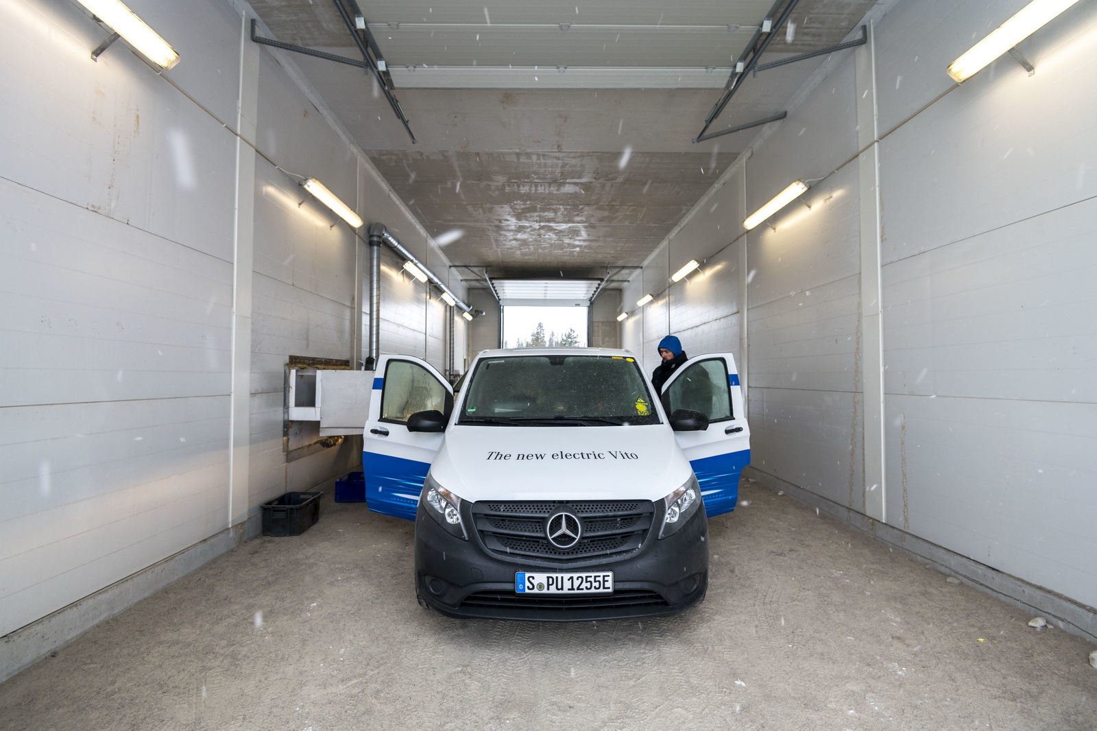 Elektrische Transporter von Mercedes-Benz Vans: Zuverlässig auch bei Kälte, Eis und Schnee: der elektrische Vito beim Härtetest am Polarkreis Mercedes-Benz eVito’s Batteries Learn To Cope With Low Temps
