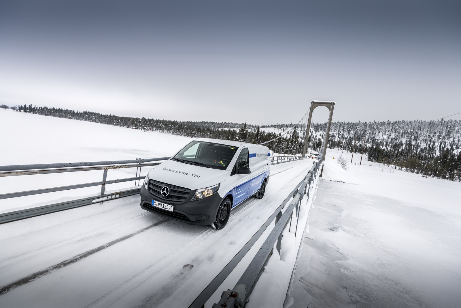 Elektrische Transporter von Mercedes-Benz Vans: Zuverlässig auch bei Kälte, Eis und Schnee: der elektrische Vito beim Härtetest am Polarkreis Mercedes-Benz eVito’s Batteries Learn To Cope With Low Temps