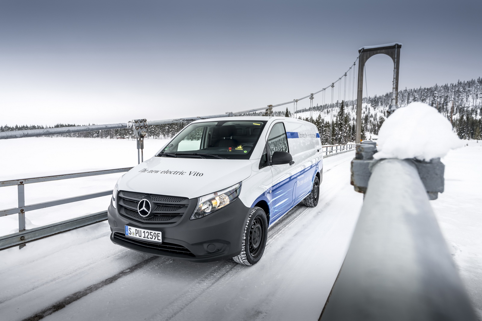 Elektrische Transporter von Mercedes-Benz Vans: Zuverlässig auch bei Kälte, Eis und Schnee: der elektrische Vito beim Härtetest am Polarkreis Mercedes-Benz eVito’s Batteries Learn To Cope With Low Temps