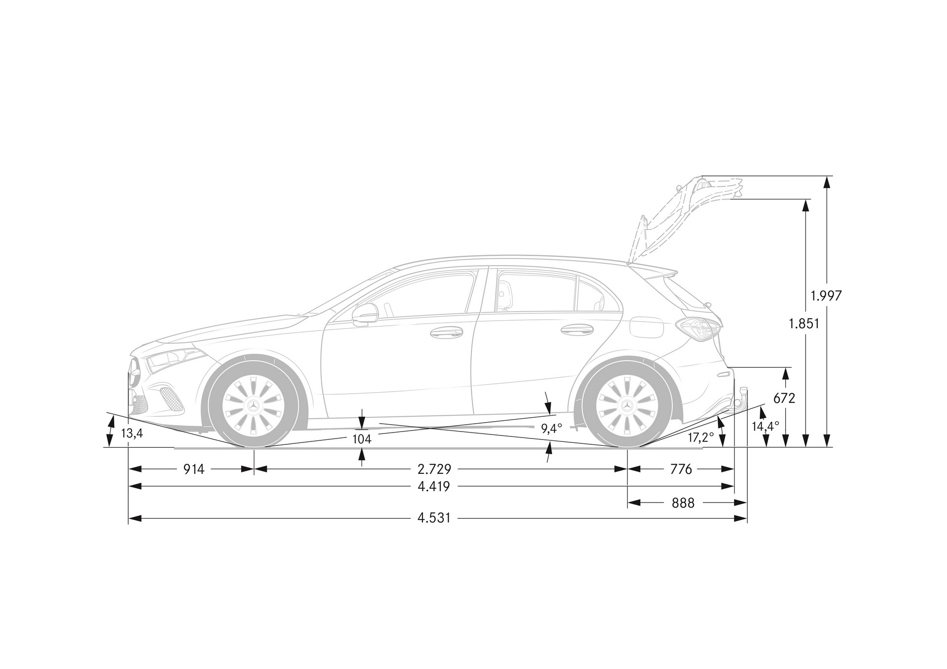 2019-Mercedes-Benz-A-Class-Hatch-109 2019 Mercedes A-Class Grows Up, Gets More Stylish And A Lot Smarter (Live Images)