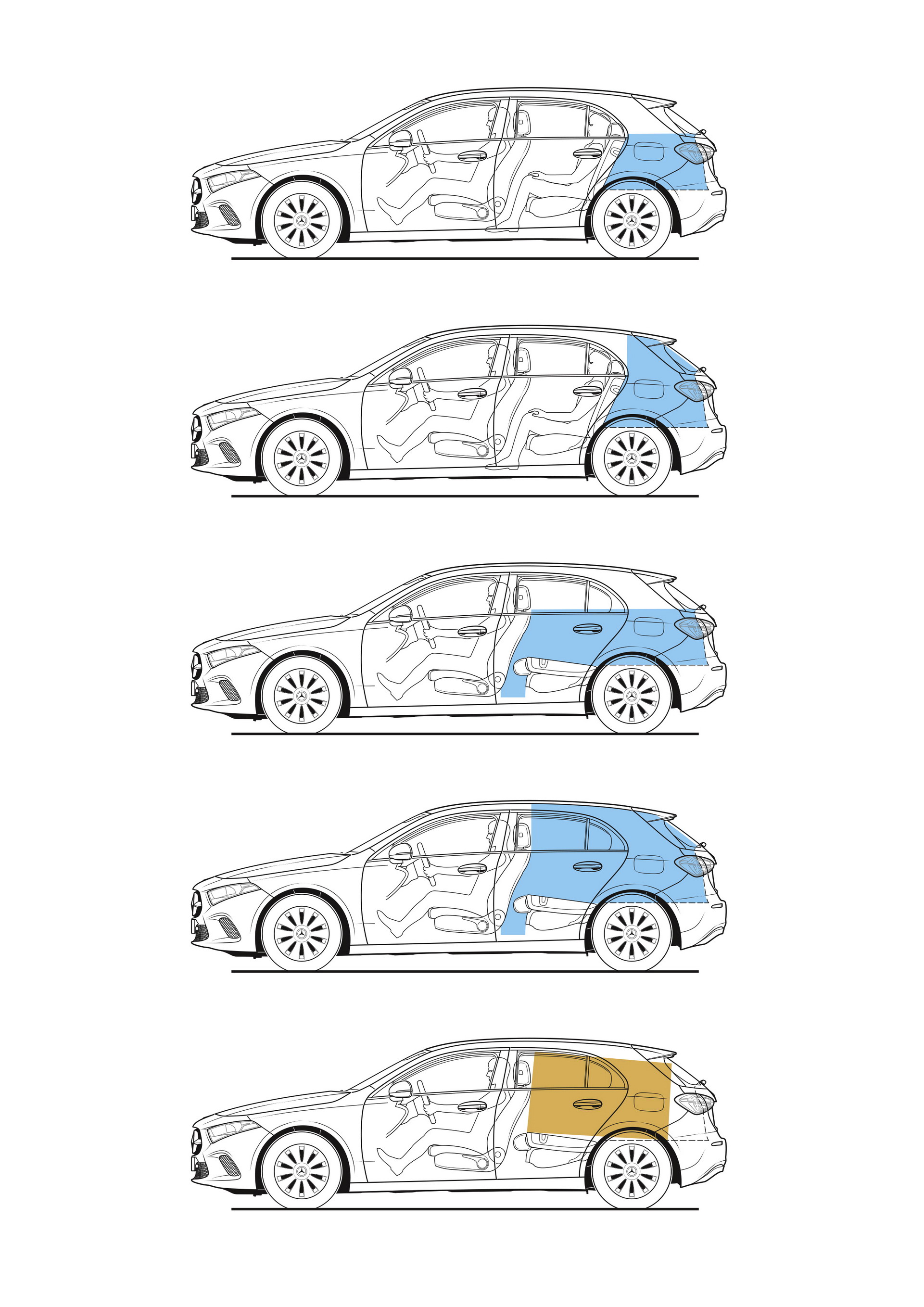 2019-Mercedes-Benz-A-Class-Hatch-112 2019 Mercedes A-Class Grows Up, Gets More Stylish And A Lot Smarter (Live Images)