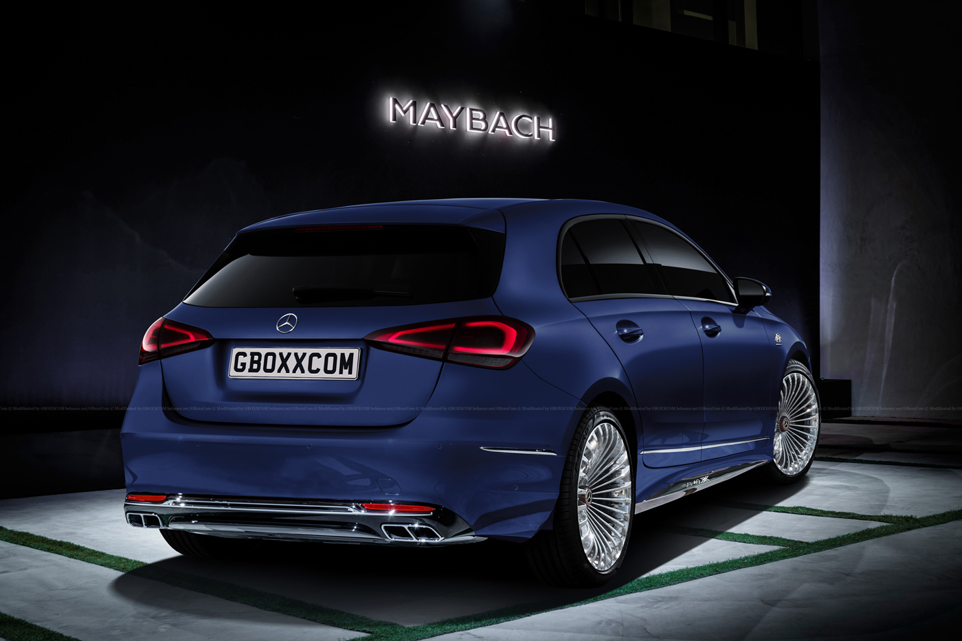 2019-mercedes-maybach-a-class-rendering-2 New A-Class Virtually Becomes The Mercedes-Maybach No One Asked For