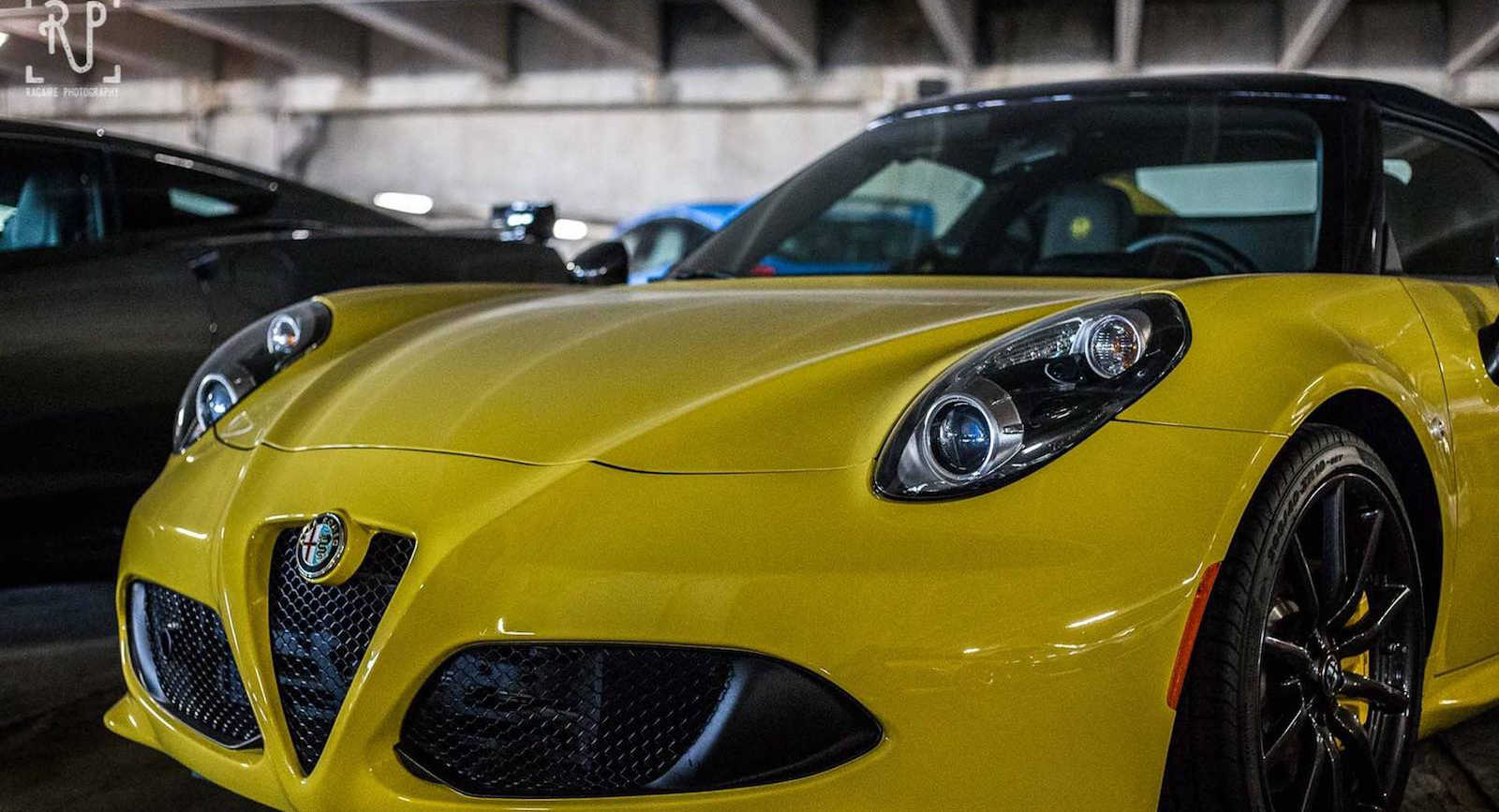 Alfa Romeo 4C Check Out All Of these Amazing Supercars Collecting Dust In An Open Parking Garage