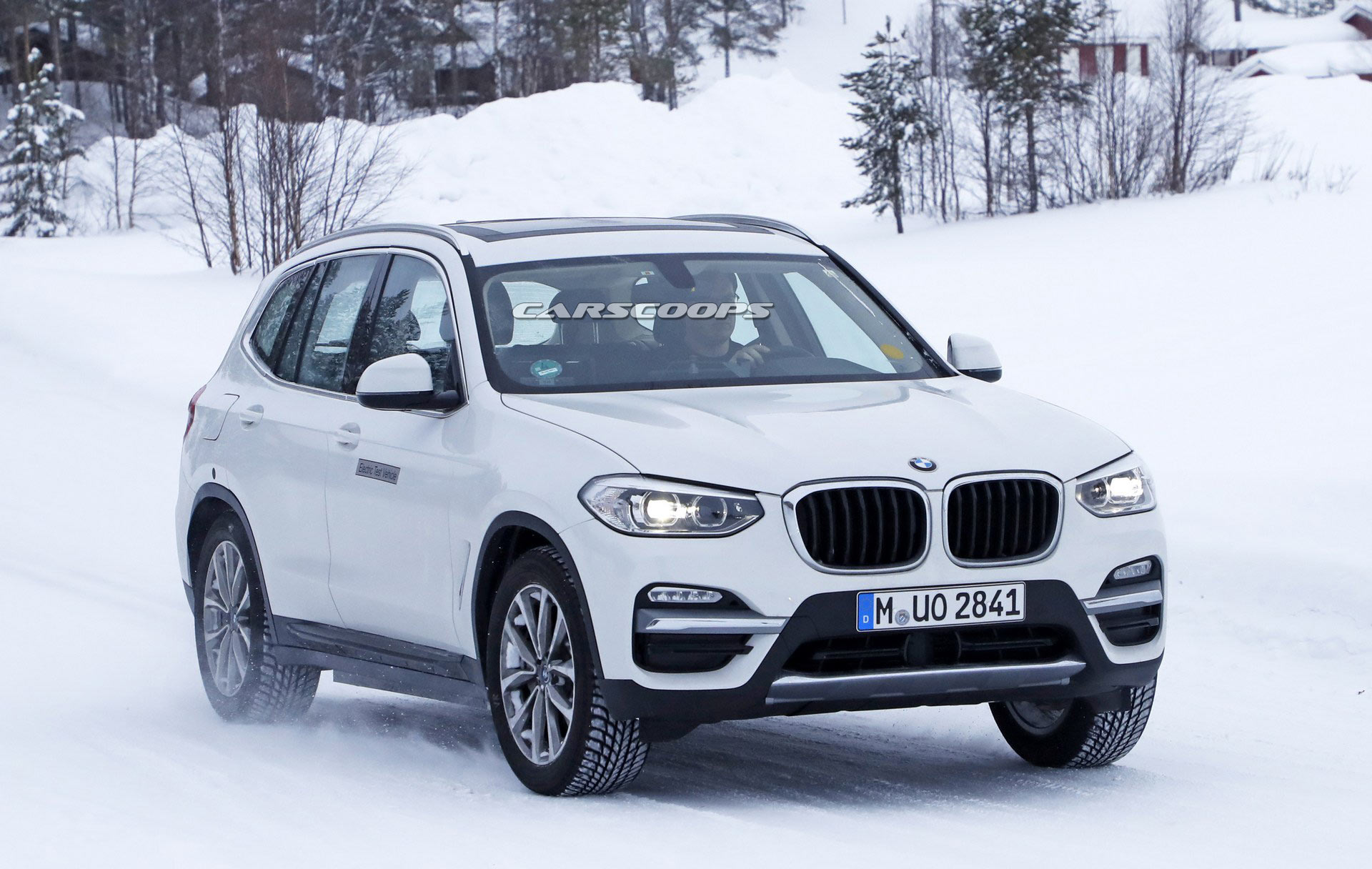 BMW-iX3-1 BMW iX3 Prototype Scooped With An Electric Powertrain