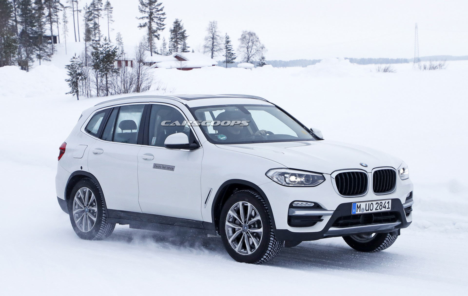 BMW-iX3-2 BMW iX3 Prototype Scooped With An Electric Powertrain