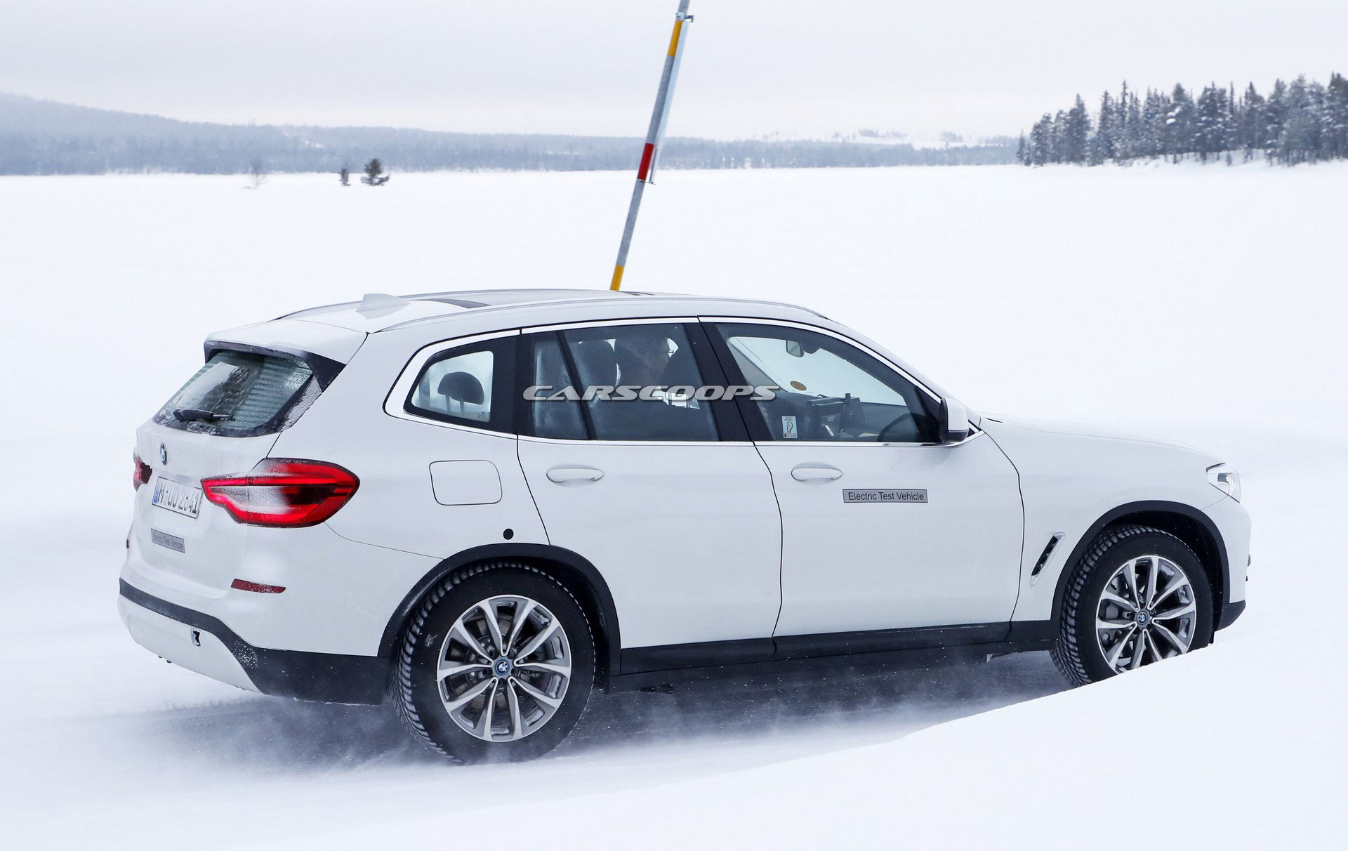 BMW-iX3-5 BMW iX3 Prototype Scooped With An Electric Powertrain