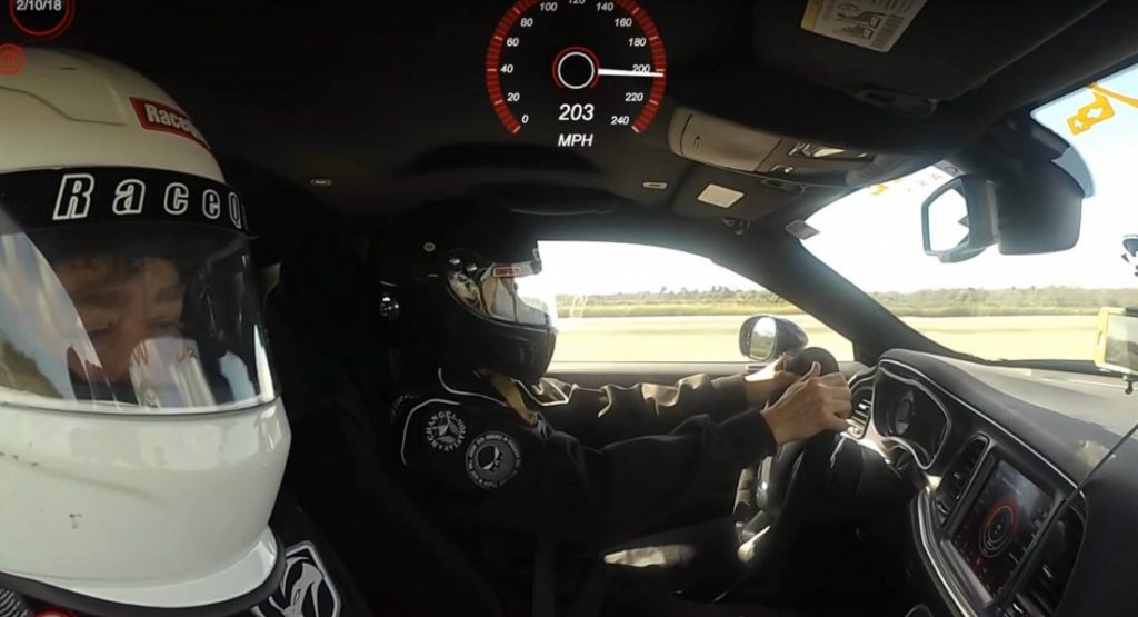 Dodge Challenger SRT Demon Hits 203 MPH With New Tires