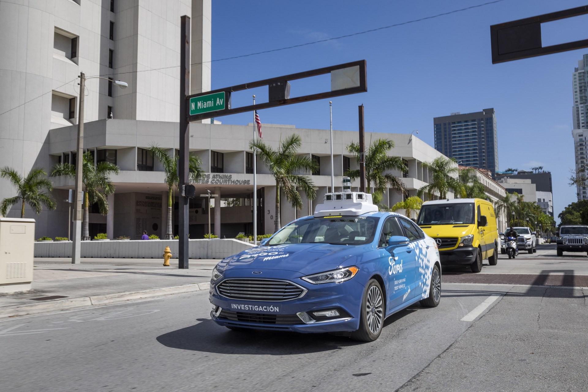 Ford Autonomous Vehicle Testing in Miami Ford Brings Autonomous Delivery Service To Miami