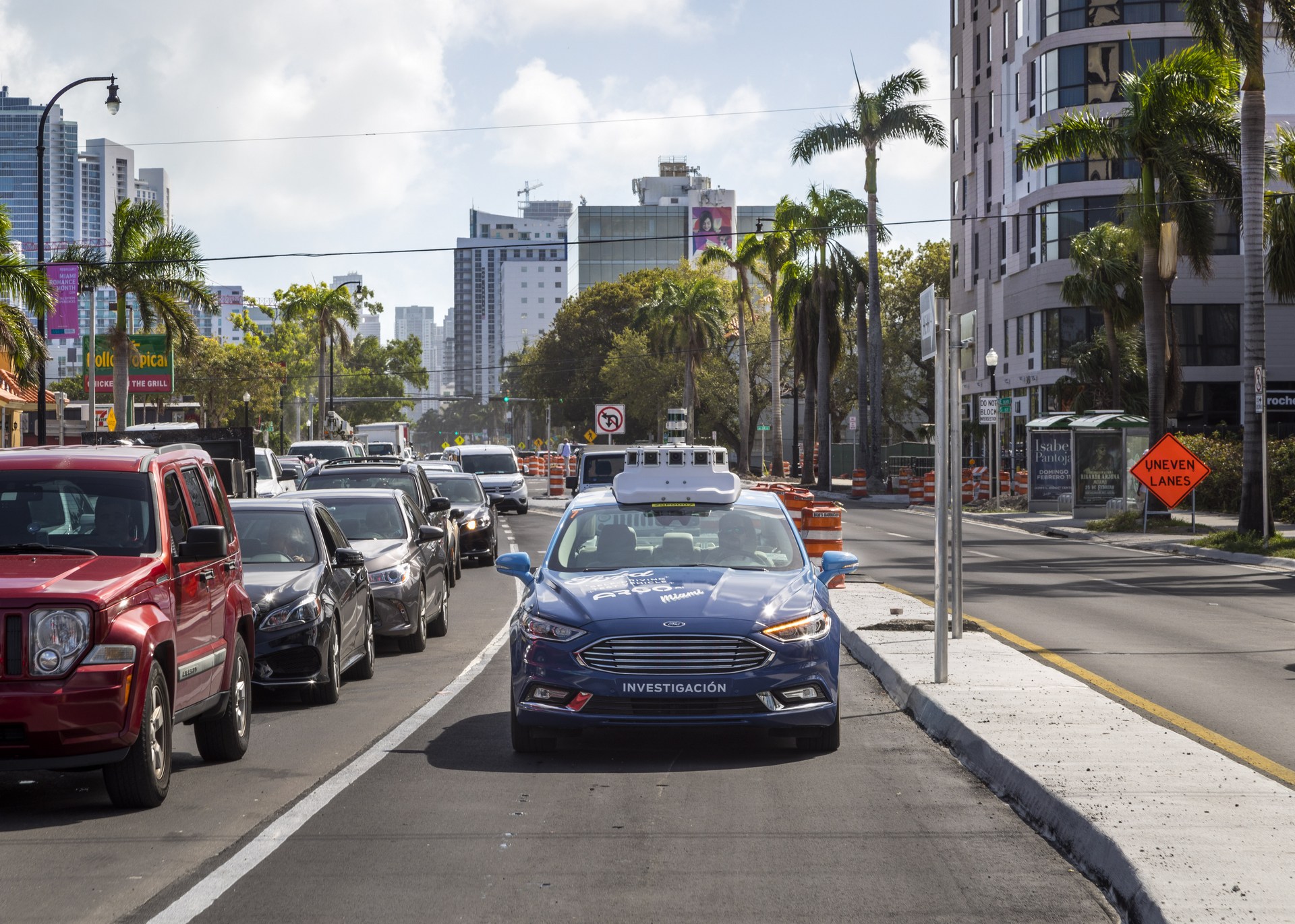 Ford Autonomous Vehicle Testing in Miami Ford Brings Autonomous Delivery Service To Miami