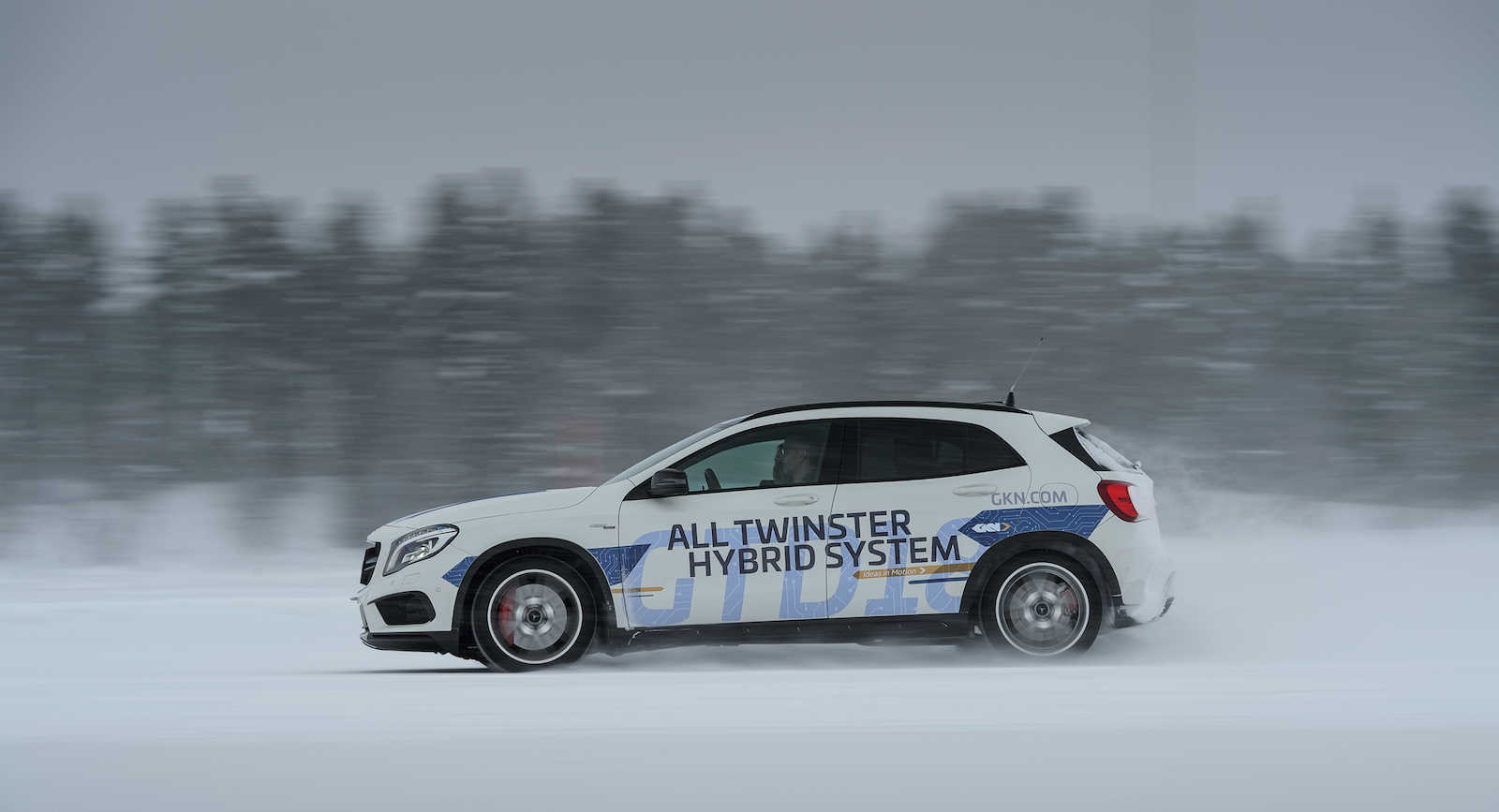 GKN All Twinster Hybrid System GTD18 GKN Driveline Transforms AMG GLA 45 Into Plug-in Hybrid With All-Wheel Torque Vectoring