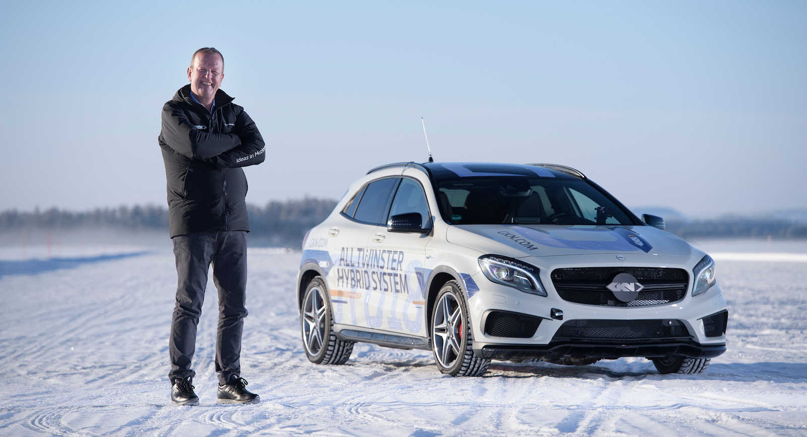 GKN All Twinster Hybrid System GTD18 GKN Driveline Transforms AMG GLA 45 Into Plug-in Hybrid With All-Wheel Torque Vectoring