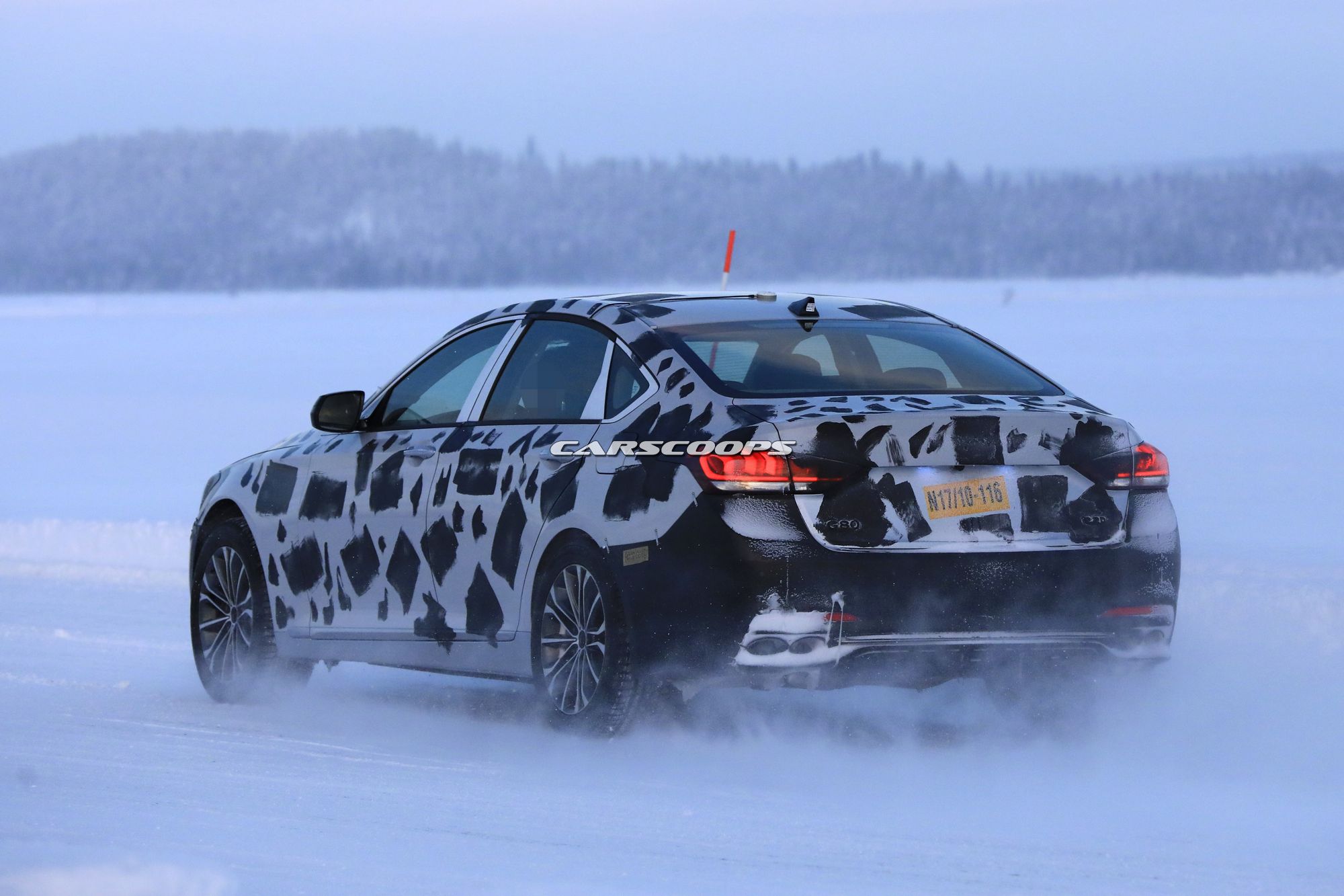 Genesis-G80-Spy-Shots-11 Is Genesis Testing A G80 Hybrid?