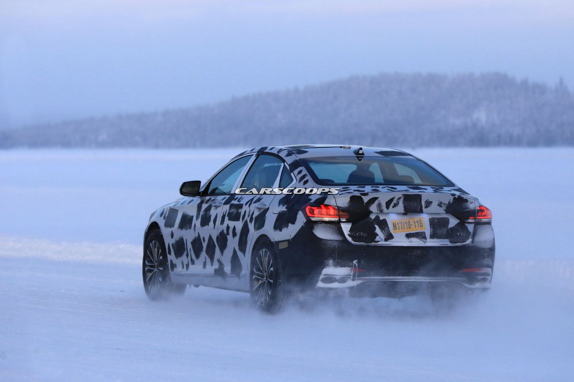 Genesis-G80-Spy-Shots-12 Is Genesis Testing A G80 Hybrid?