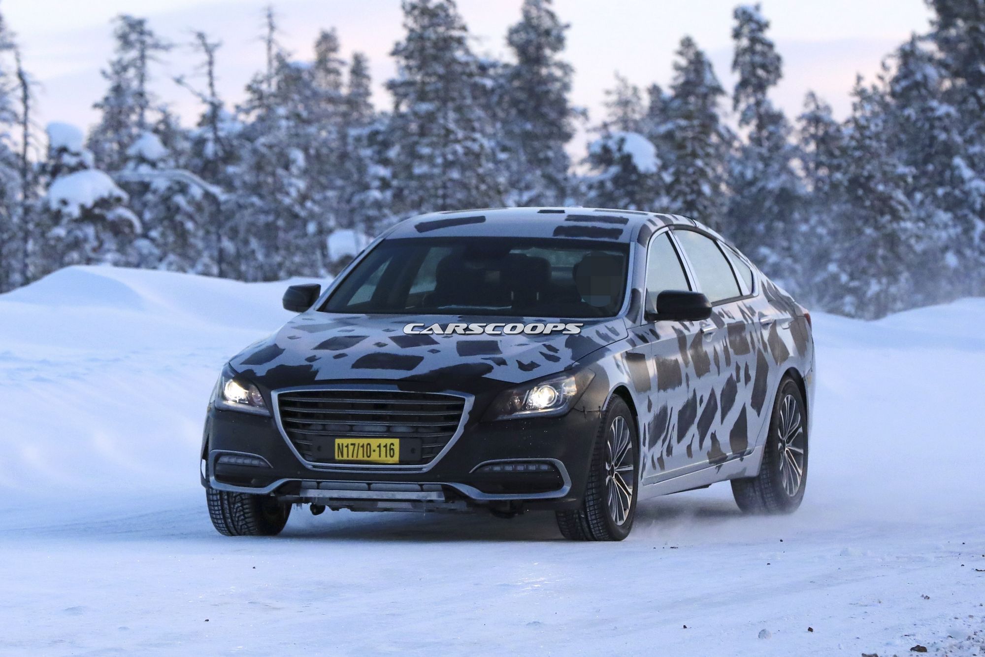 Genesis-G80-Spy-Shots-2 Is Genesis Testing A G80 Hybrid?