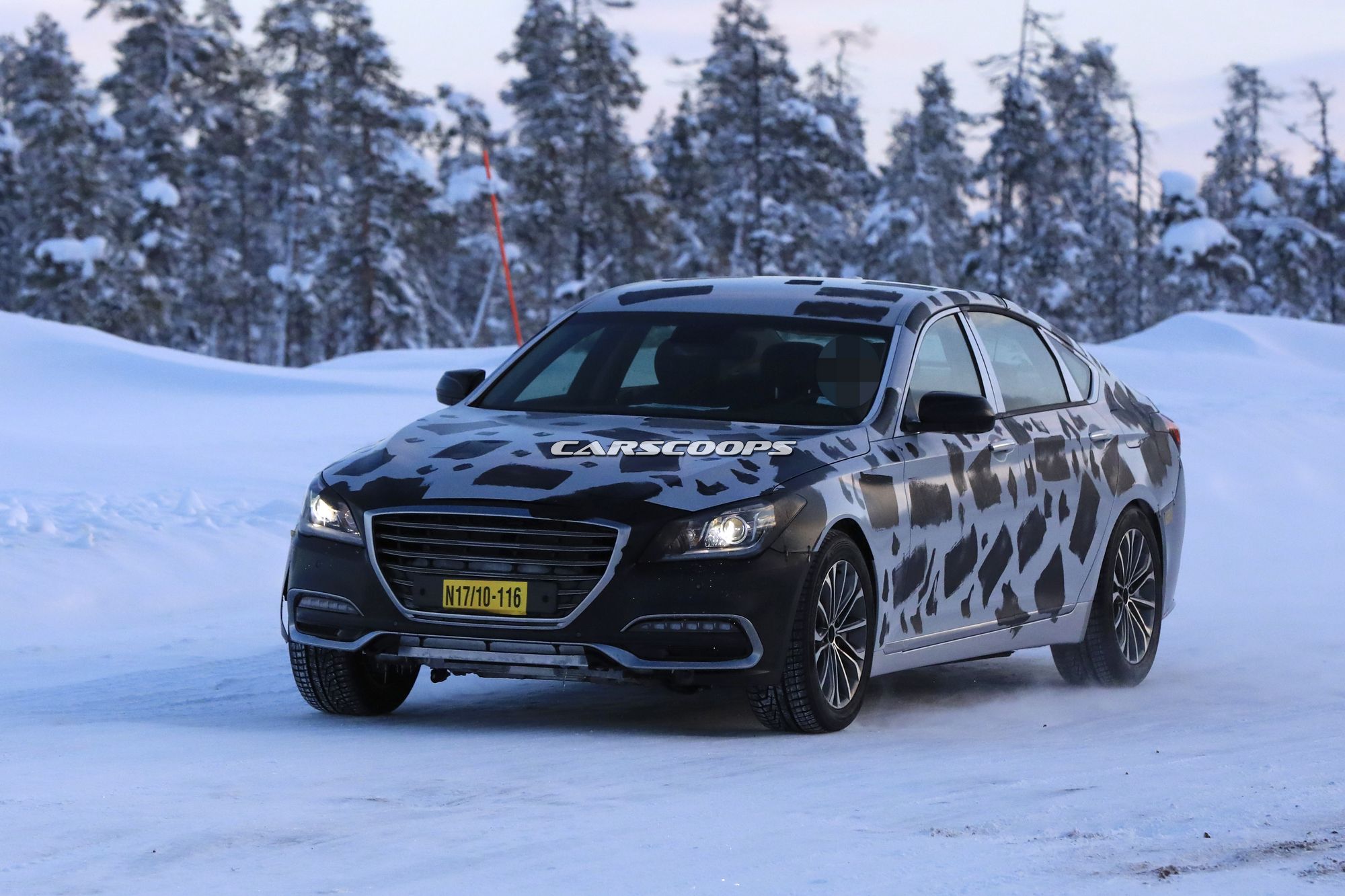 Genesis-G80-Spy-Shots-3 Is Genesis Testing A G80 Hybrid?