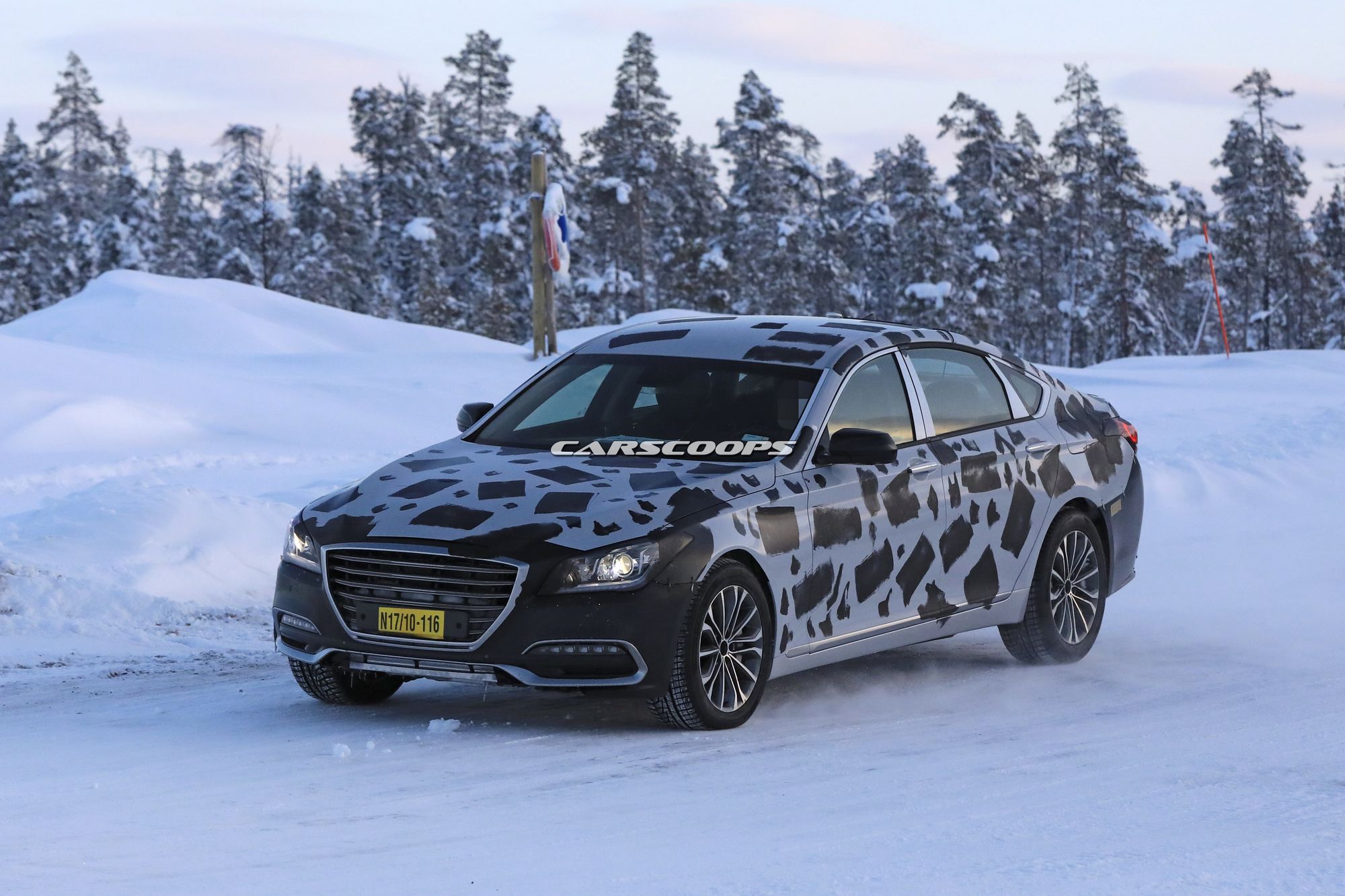 Genesis-G80-Spy-Shots-4 Is Genesis Testing A G80 Hybrid?