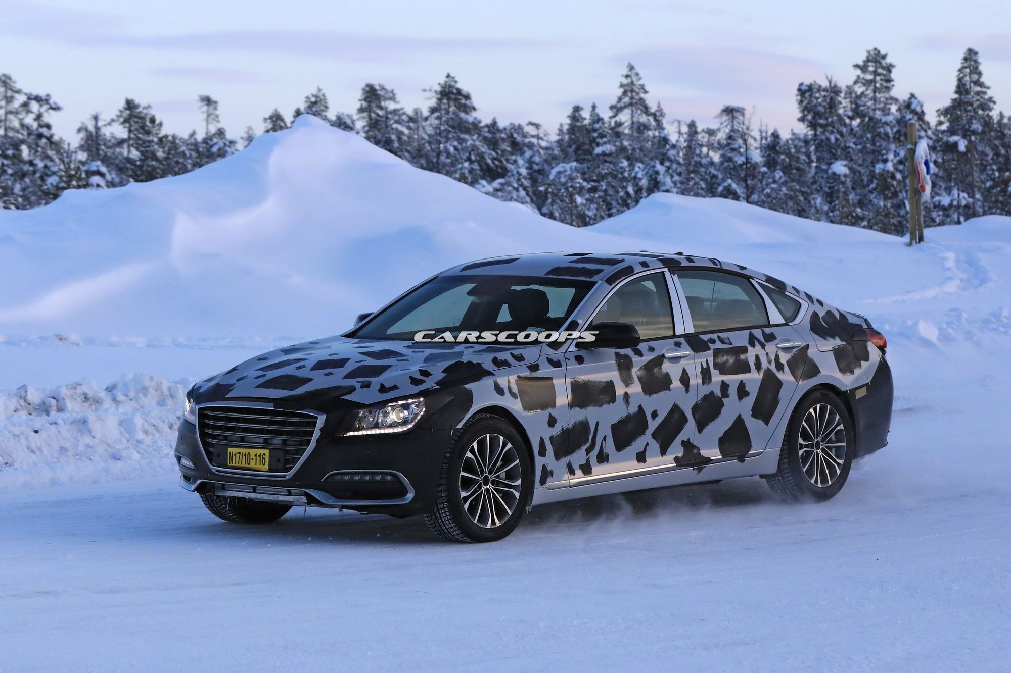 Genesis-G80-Spy-Shots-5 Is Genesis Testing A G80 Hybrid?