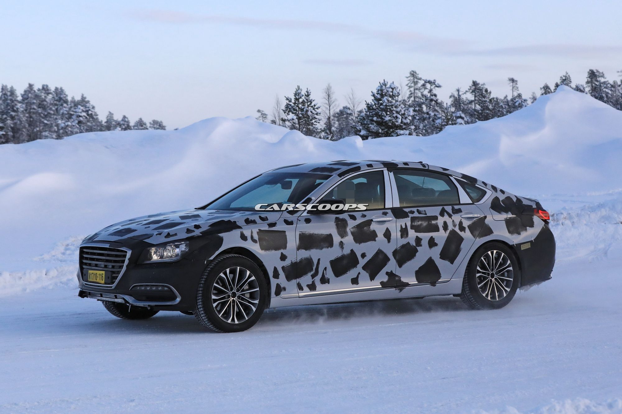 Genesis-G80-Spy-Shots-6 Is Genesis Testing A G80 Hybrid?