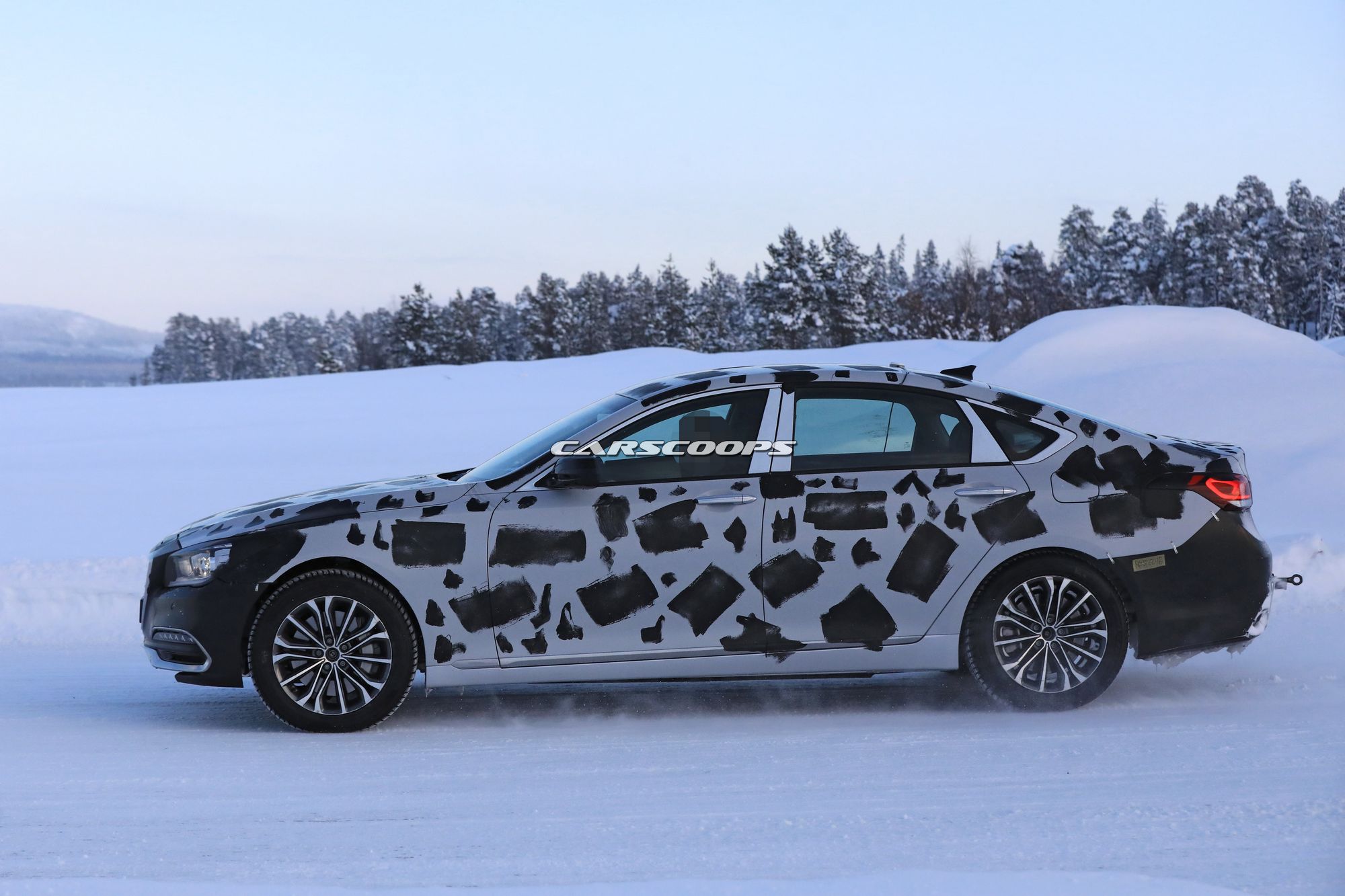 Genesis-G80-Spy-Shots-7 Is Genesis Testing A G80 Hybrid?