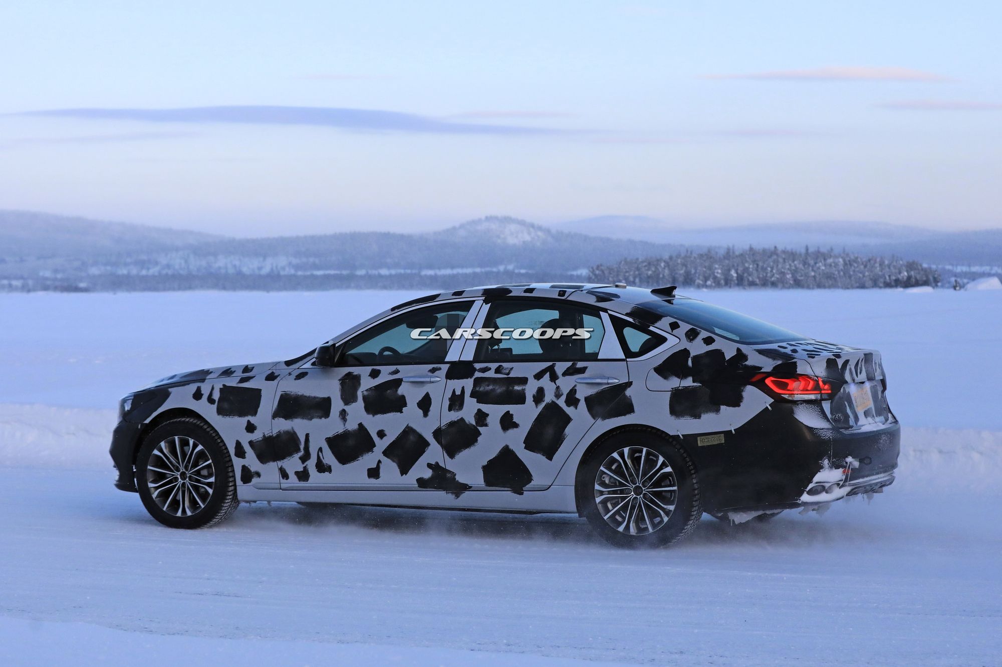 Genesis-G80-Spy-Shots-8 Is Genesis Testing A G80 Hybrid?