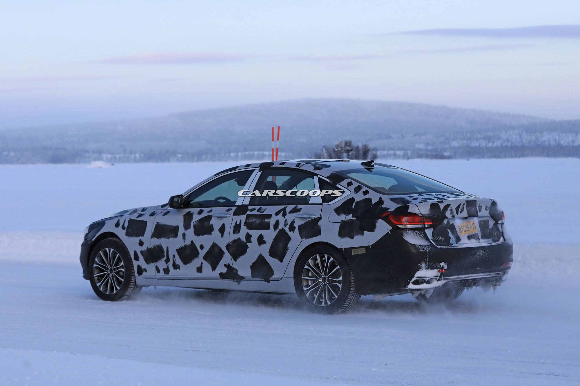 Genesis-G80-Spy-Shots-9 Is Genesis Testing A G80 Hybrid?