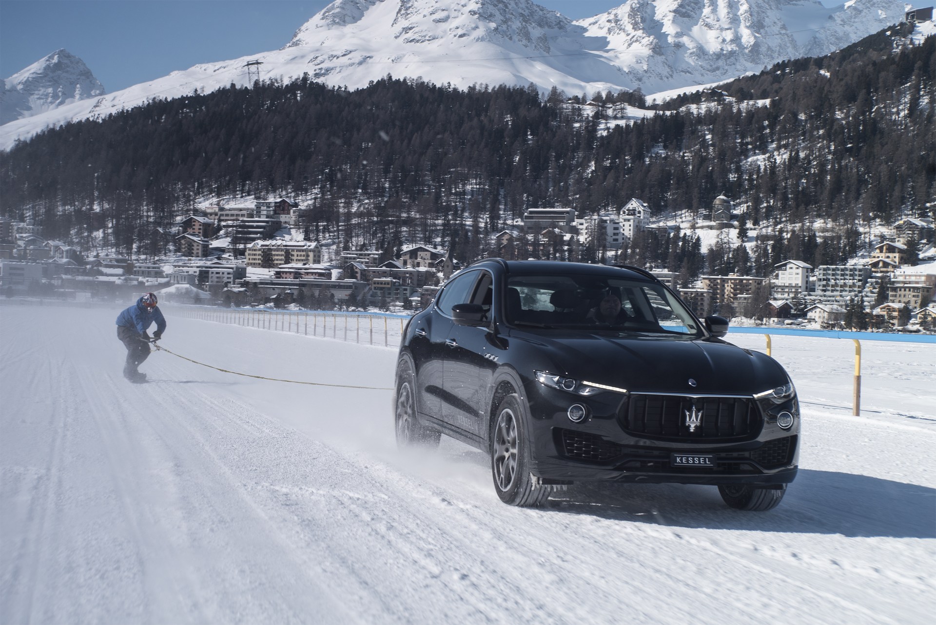 Maserati-Levante-1 Maserati Tows Snowboarder To A New Guinness World Record